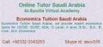 ASCC provide expert economics tutors