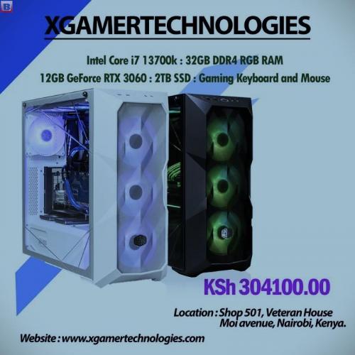 Intel core i7 13700k desktop with 32GB DDR4 RAM