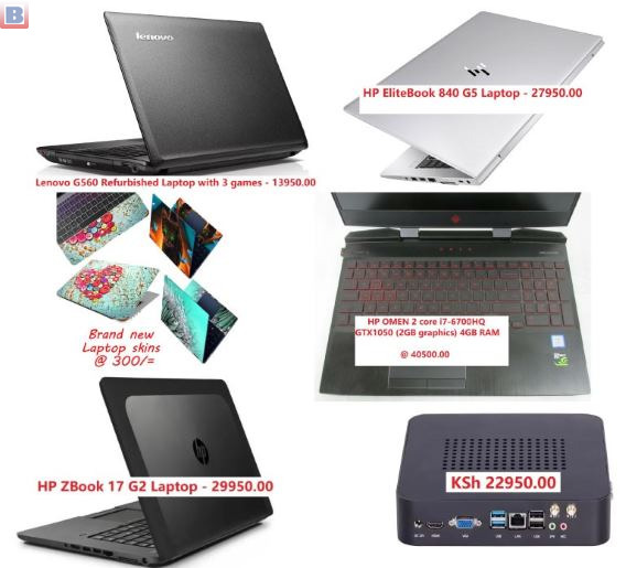 Clean ex-UK Laptops and mini PCs with games bonus