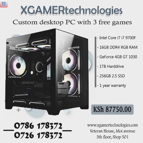 Custom crafted Xgamertechs Core i7 Mid Tower PC