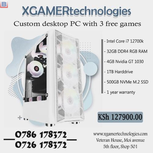 Custom crafted XGAMERtechs Mid Tower core i7 PC