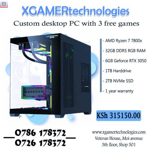 Custom AMD Ryzen 7 7800x XGAMERTechs PC build