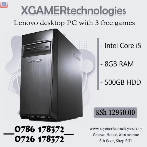Simple revamped Core i5 Lenovo desktop computer