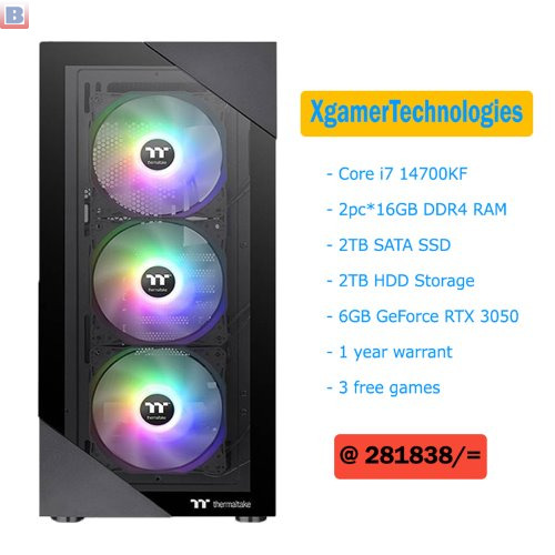 Core i7 14700KF custom built ATX tower desktop