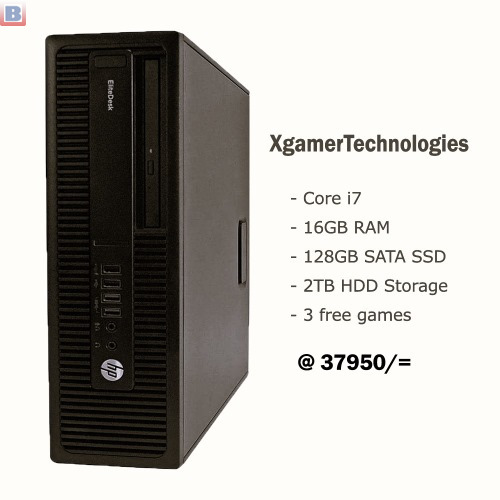 Certified refurbished Core i7 HP EliteDesk 800 G2 SFF