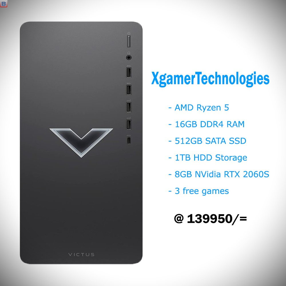 Certified Ryzen 5 HP Victus desktop with free games